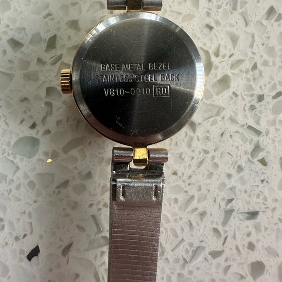 Vintage Gold Toned Lorus by Seiko Cocktail Watch Stainless Steel Back 1960's - Picture 9 of 11
